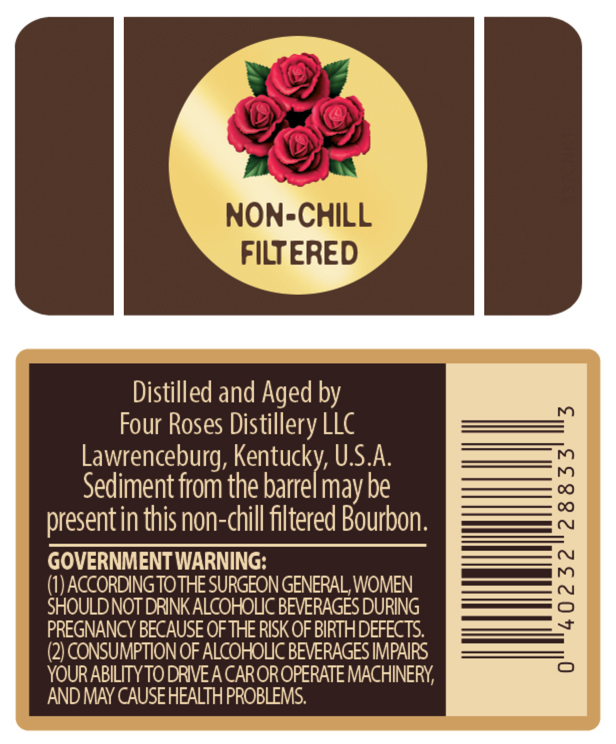 Small Batch Select Label, Back